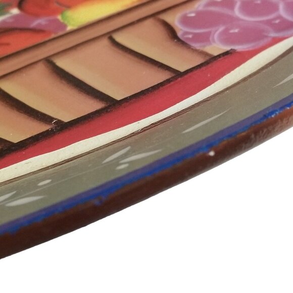 4th Of July Wood Tray Plate Platter 14.75" x 10" Rustic Picnic BBQ Patriotic - Picture 8 of 10